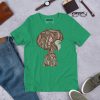 Sage Green Afrocentric Fashion Tees "Beautiful Mind" Afrocentric Art - Image 4