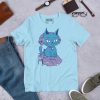 Mountain Blue Cat Shirt “Wicked Cat on a Heart” Cat T-Shirt Design - Image 3