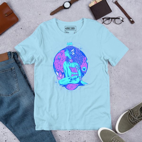 Blue Scorpio Shirt "Scorpio Goddess No. 1" | Scorpio Shirts for Women - Image 3