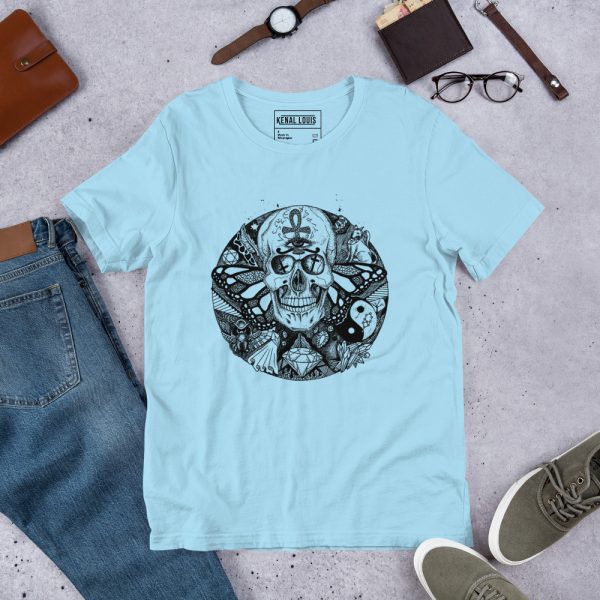 Skull Shirt "Circle of Humanity" Skull T-shirt - Image 2