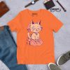 Peach Cat Shirt “Wicked Cat on a Heart” Cat T-Shirt Design - Image 4