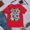 Afrocentric Fashion T-shirt - African Mask Art Atok - Image 3