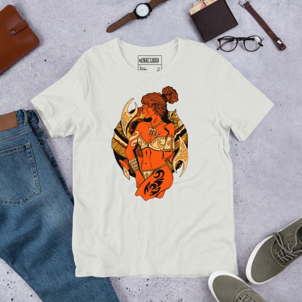 Black and Orange Scorpio Shirt "Scorpio Beauty" | Scorpio Shirts for Women - Image 5