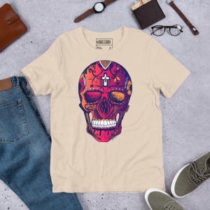 Sunset Skull Shirt Day of the Dead Skull T-shirt