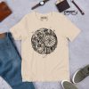 Skull Shirt "Skull and Dreamcatcher Circle" Skull T-shirt - Image 3