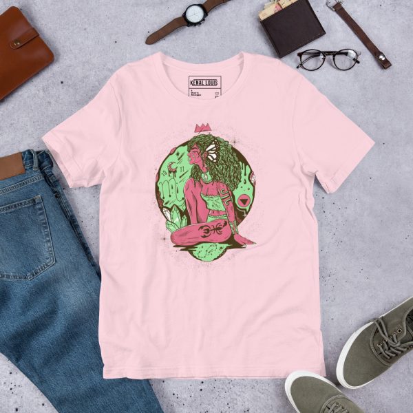Pink and Green Scorpio Shirt "Scorpio Goddess No. 1" | Scorpio Shirts for Women - Image 4
