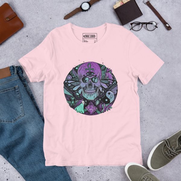 Purple Skull Shirt "Circle of Humanity" Skull T-shirt - Image 4