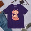 Peach Cat Shirt “Wicked Cat on a Heart” Cat T-Shirt Design - Image 2