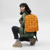 Wicked Orange Cat on a Heart Backpack | Orange Cat School Backpacks - Image 5