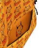 Wicked Orange Cat on a Heart Backpack | Orange Cat School Backpacks - Image 11