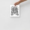 Dreamcatcher Art "Goddess of Dreams" Tribal drawing - Image 3