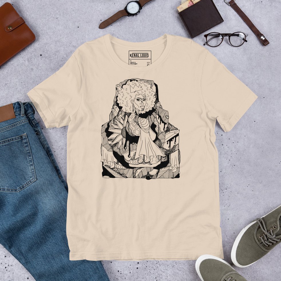 Mirage Black Culture tee number two expressing afrocentric streetwear through abstract artistic imagery