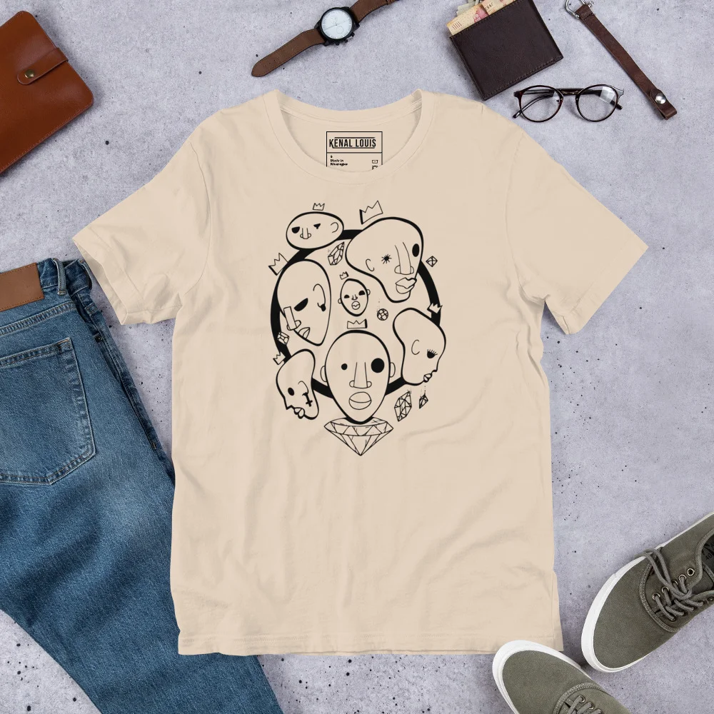 7 Wise Kings Afrocentric T-Shirt - Black Culture Tee