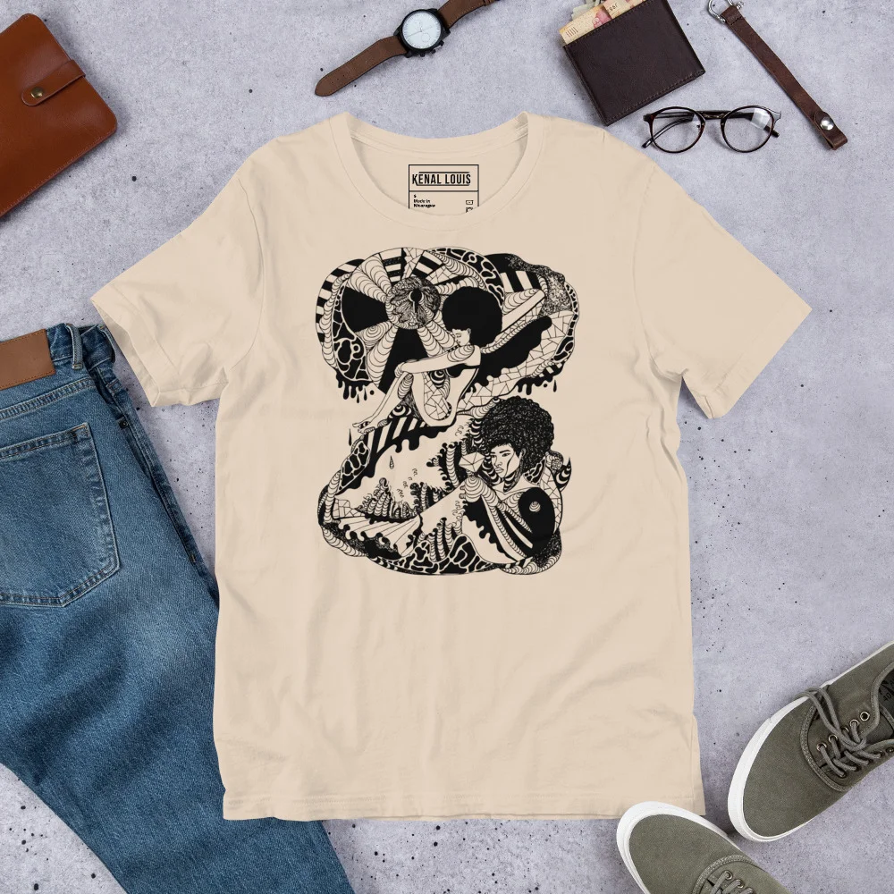 Afrocentric Escape Afro T-Shirt - Black Culture Tee