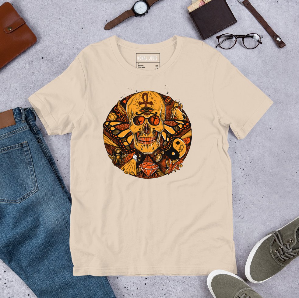 Circle of humanity artwork tee featuring black owned apparel artistic expression