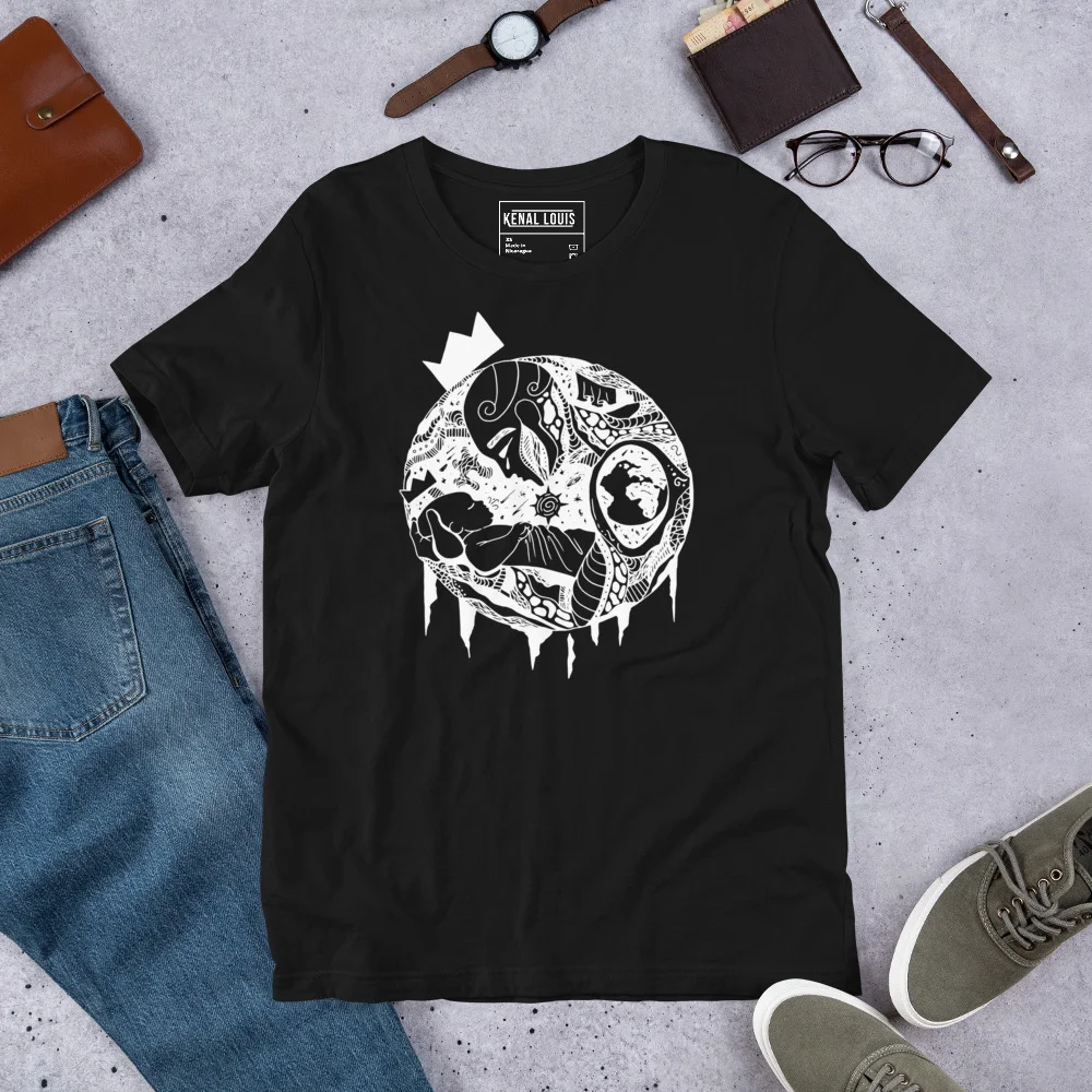 Father to Be T-Shirt - Father and Sun Line Art Tee
