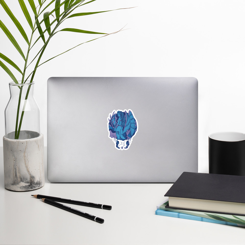 Mountain Blue Virgo Beauty - Virgo Stickers - Image 5