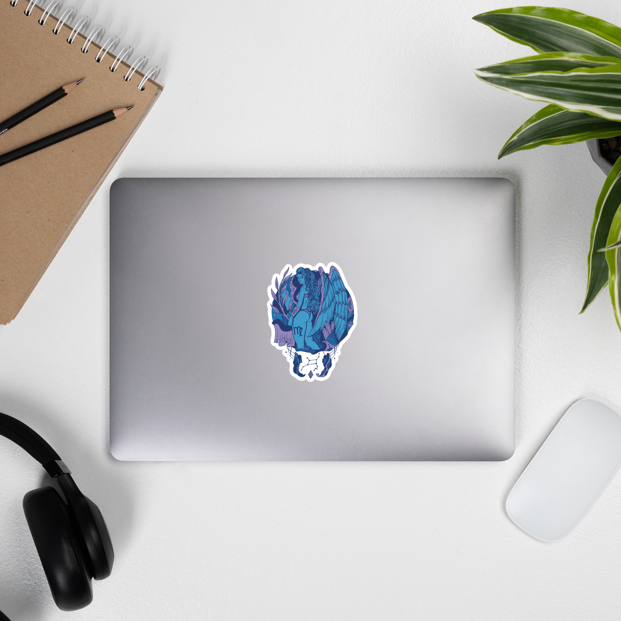 Mountain Blue Virgo Beauty - Virgo Stickers - Image 6