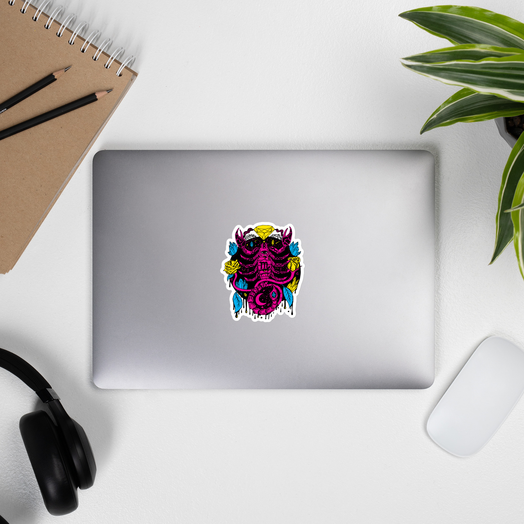 CMYK Mystic Scorpio Zodiac - Scorpio Stickers - Image 6
