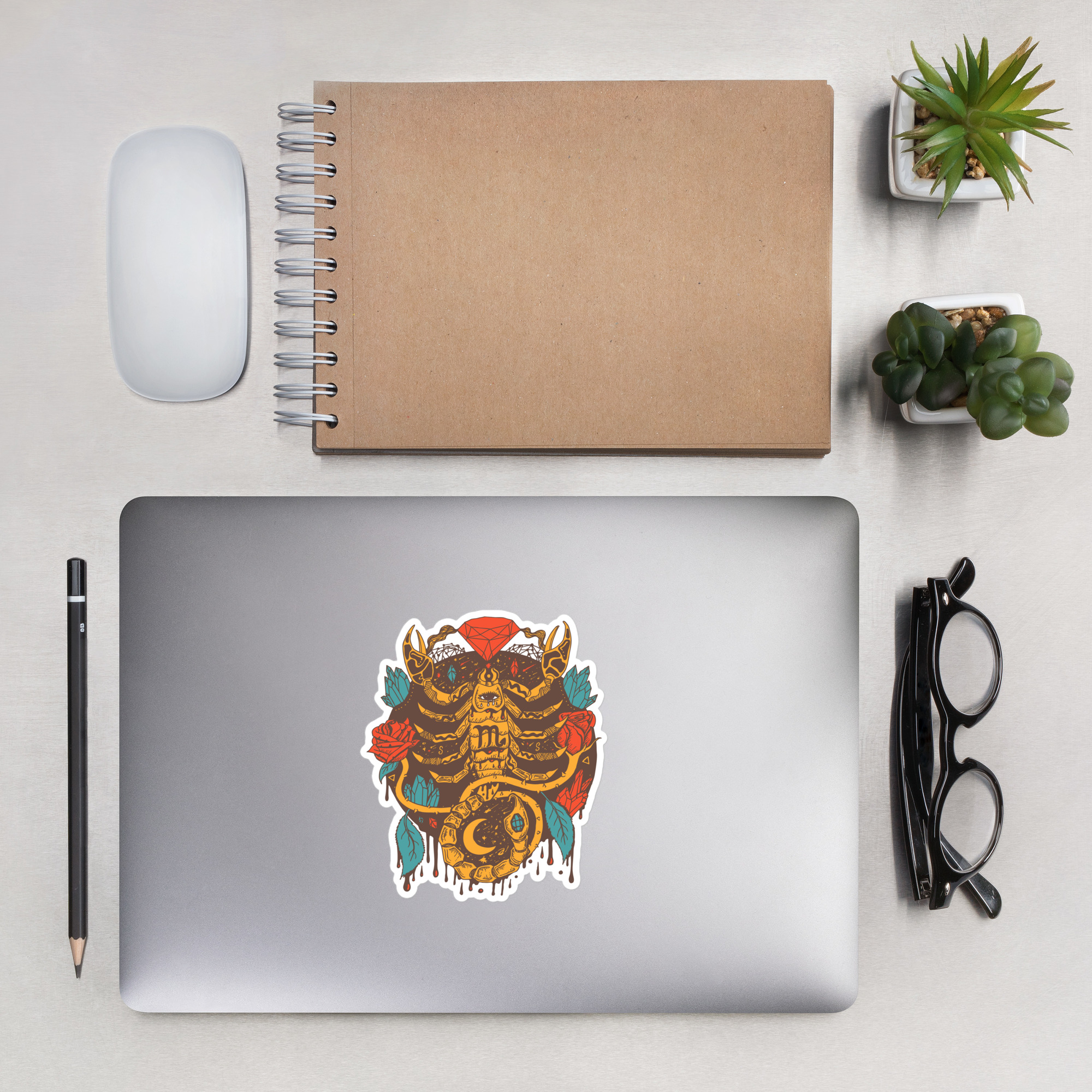 Cafe Mystic Scorpio Zodiac - Scorpio Stickers - Image 7