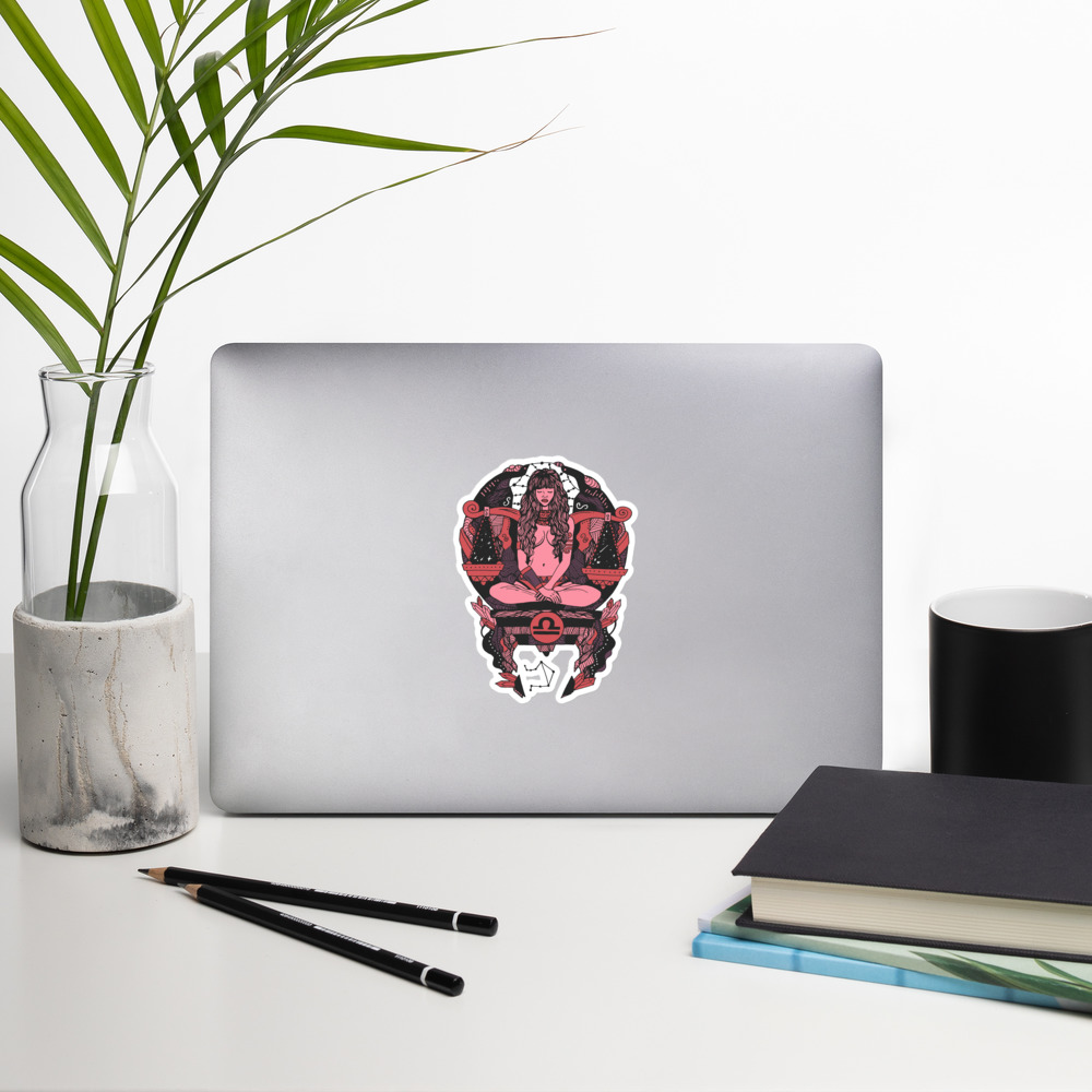 Amber and Rose Libra Beauty - Libra Stickers - Image 8