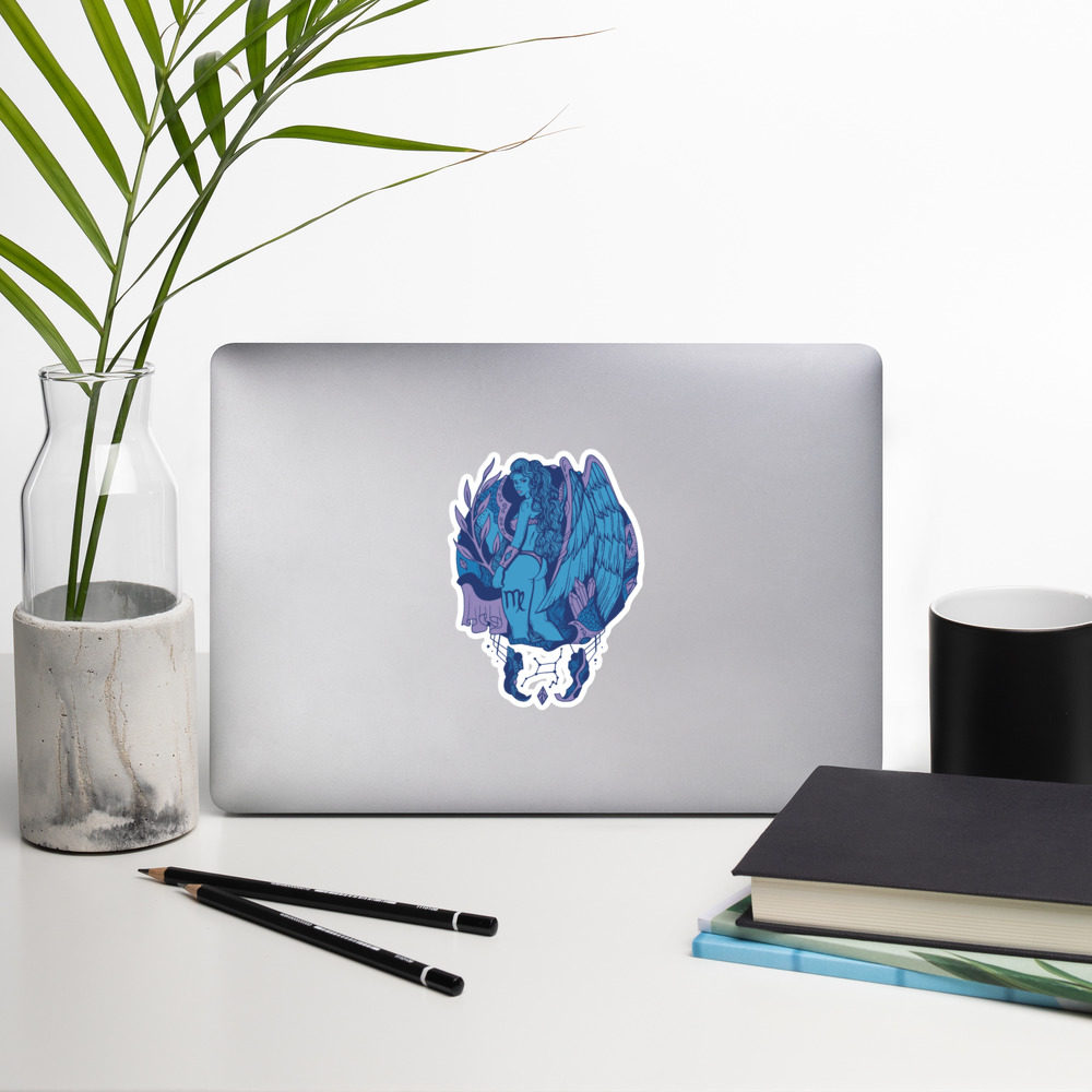 Mountain Blue Virgo Beauty - Virgo Stickers - Image 8