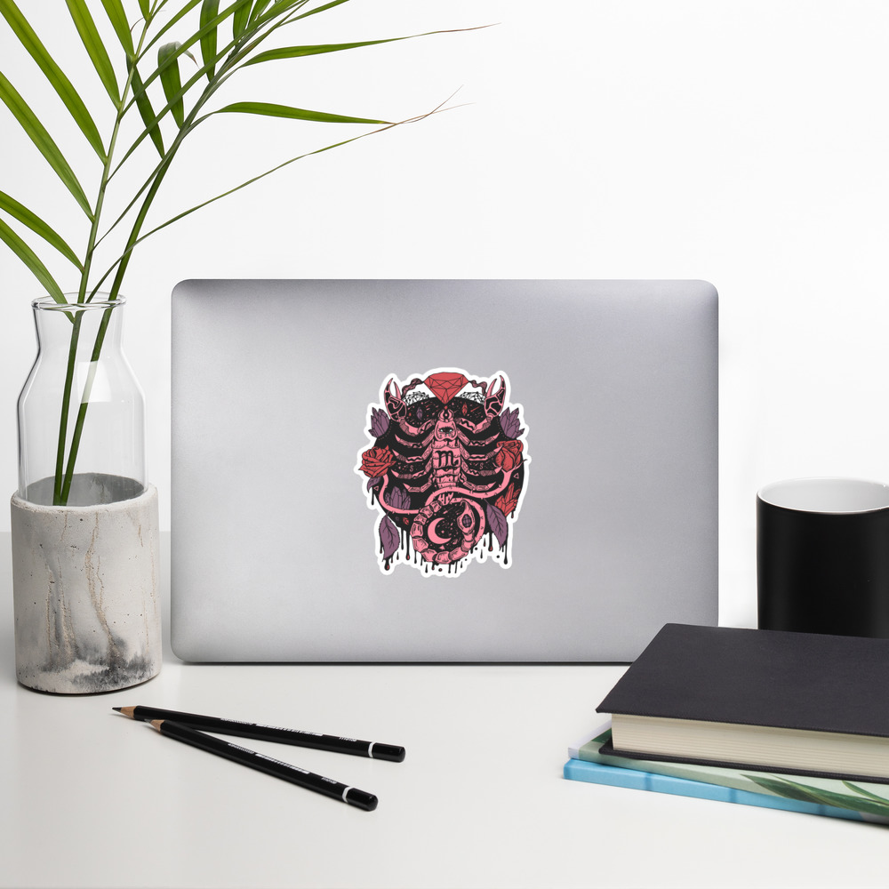 Amber and Rose Mystic Scorpio Zodiac - Scorpio Stickers - Image 8