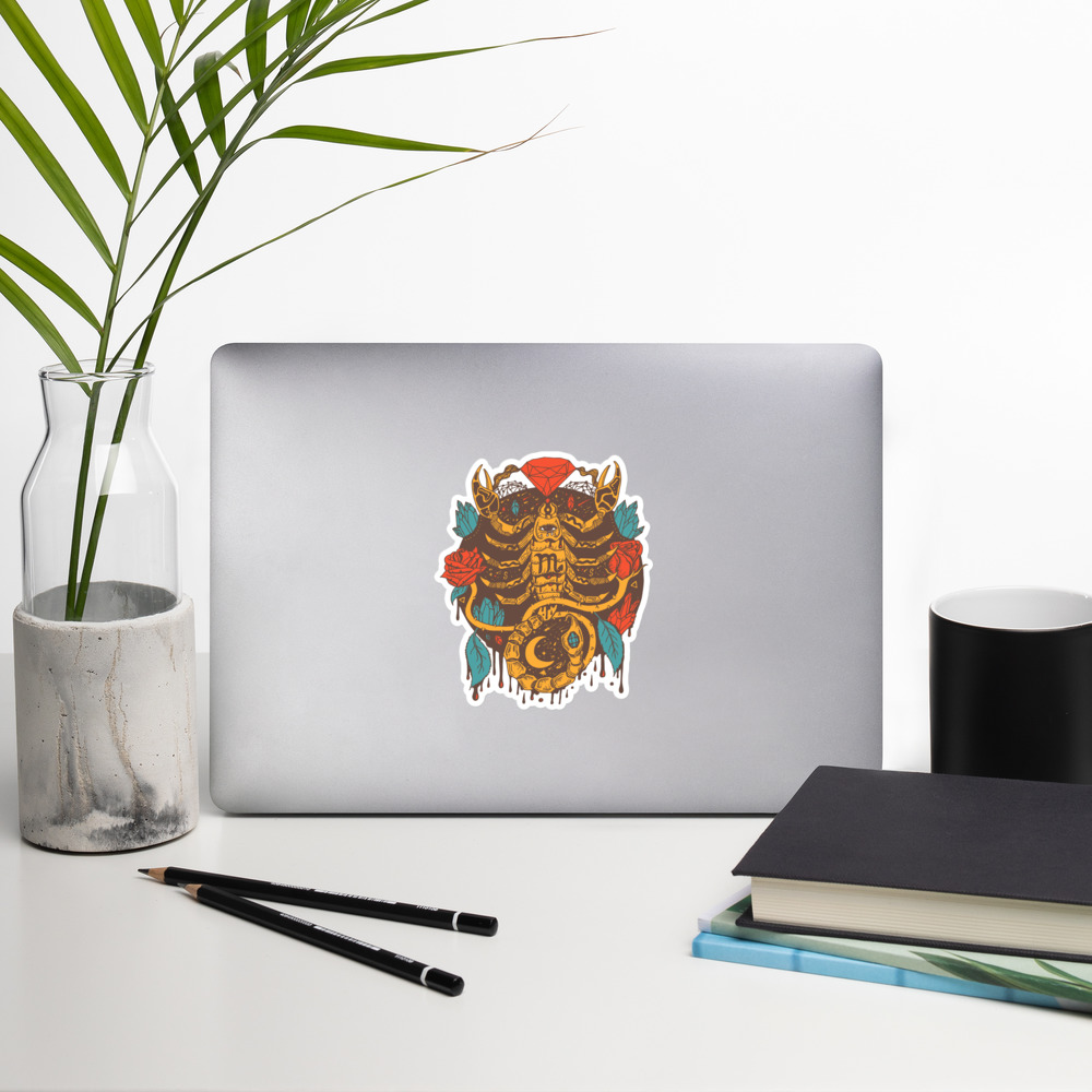 Cafe Mystic Scorpio Zodiac - Scorpio Stickers - Image 8