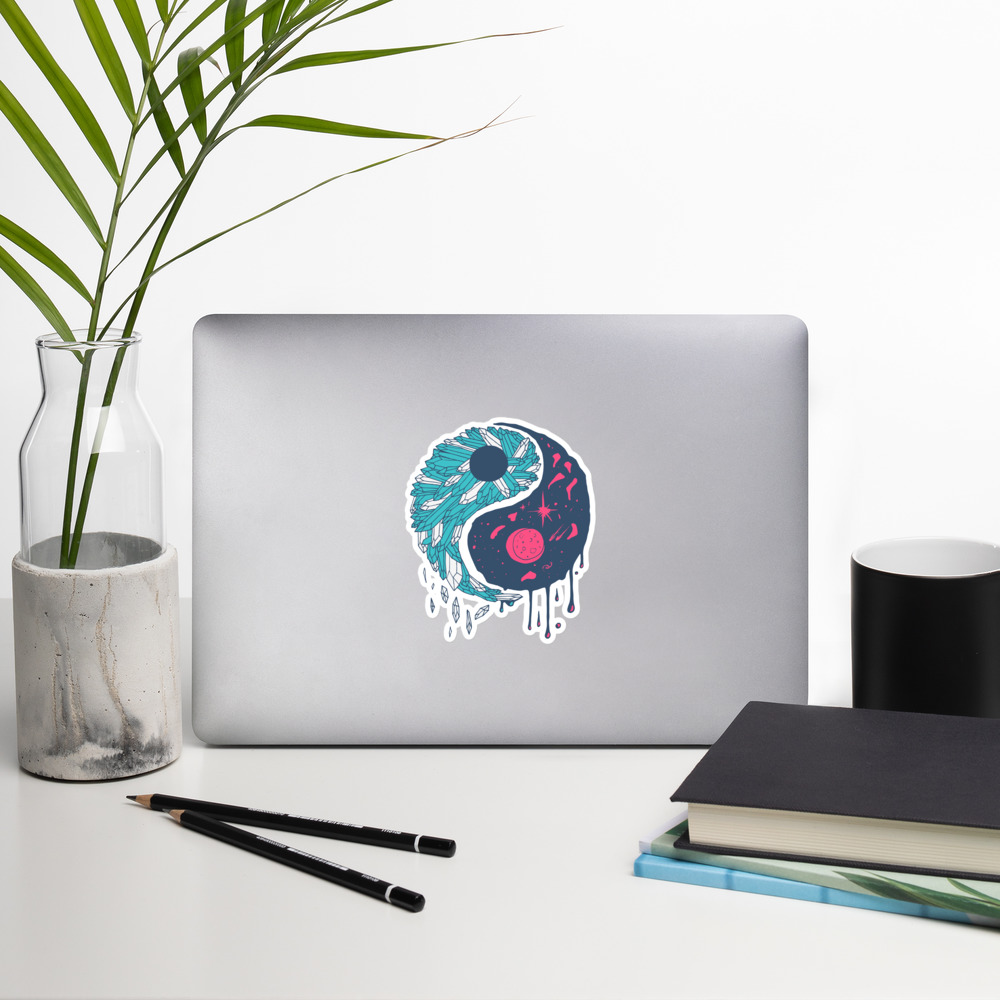 Sofea Yin Yang Crystals and Night Sky - Yin Yang Stickers - Image 8