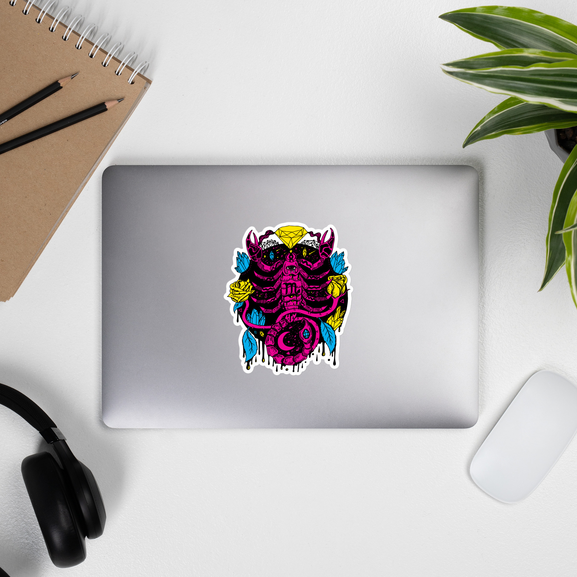 CMYK Mystic Scorpio Zodiac - Scorpio Stickers - Image 9