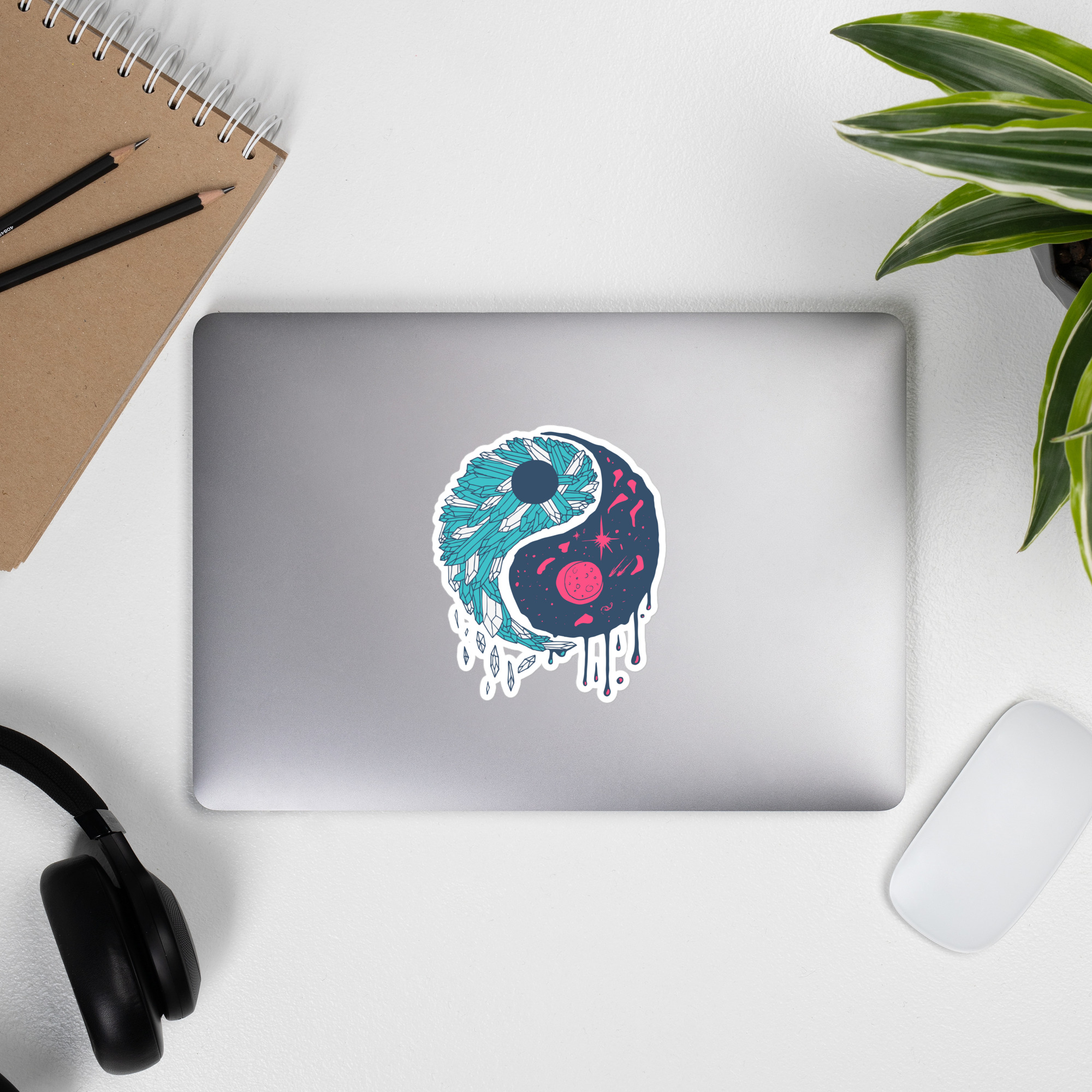 Sofea Yin Yang Crystals and Night Sky - Yin Yang Stickers - Image 9