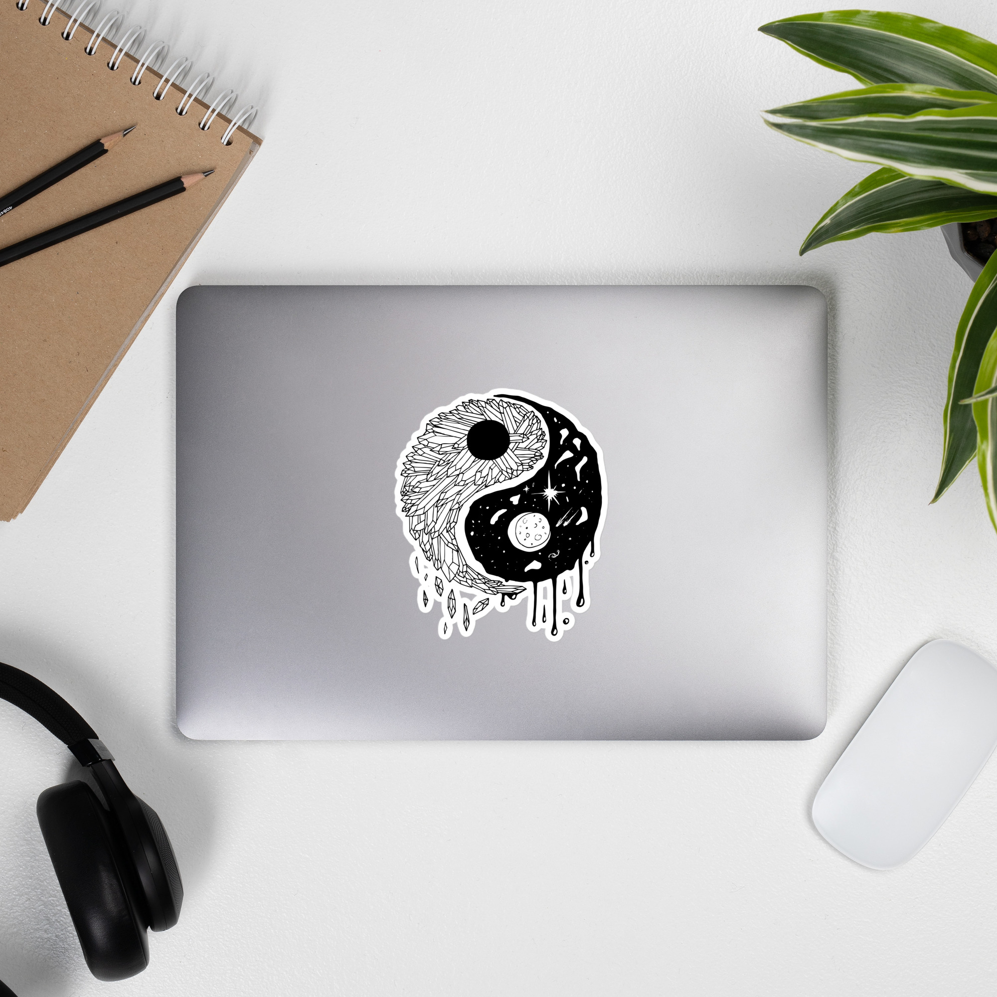 Yin Yang Crystals and Night Sky - Yin Yang Stickers - Image 9