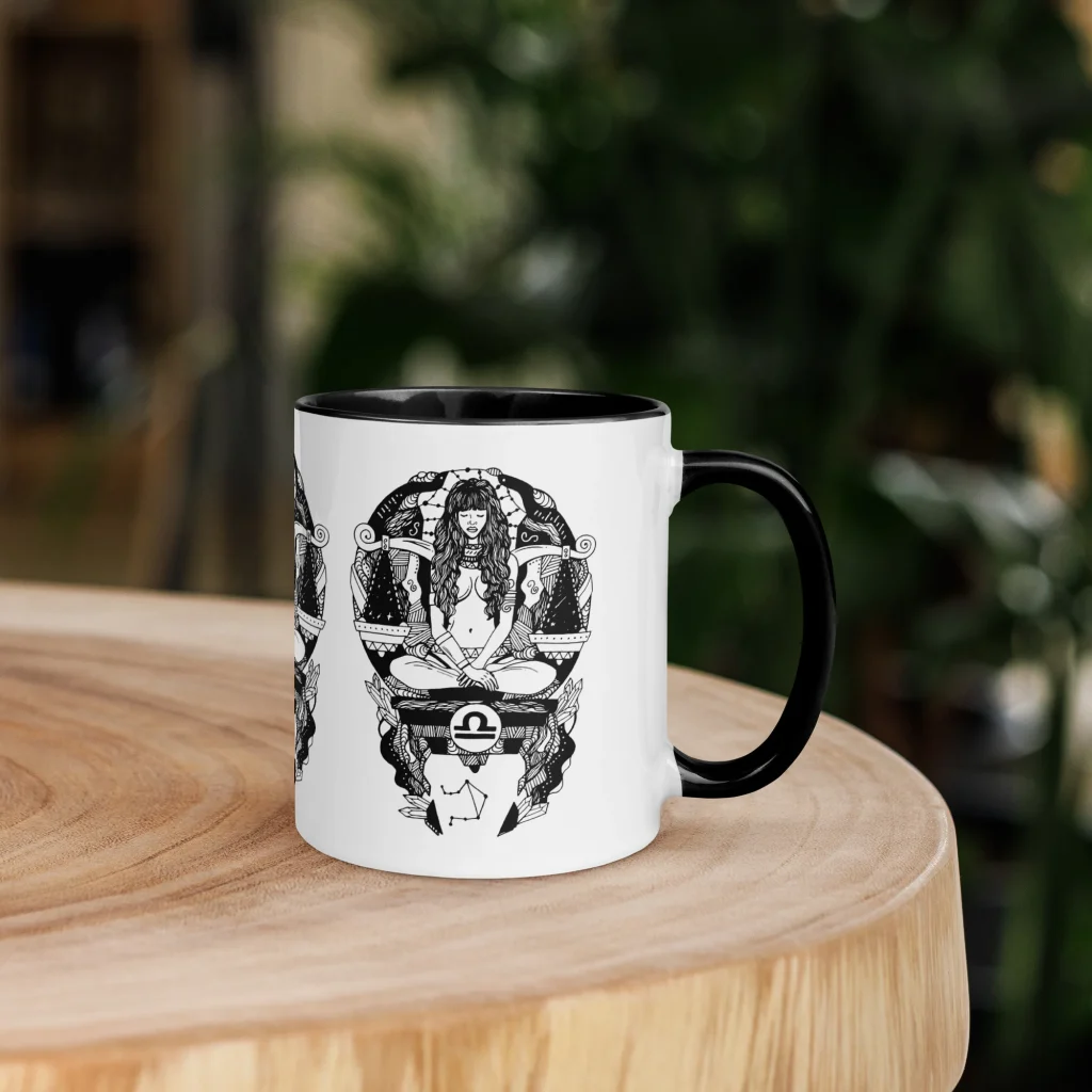Libra Zodiac Mug for Women: 11 oz Ceramic Coffee Mug