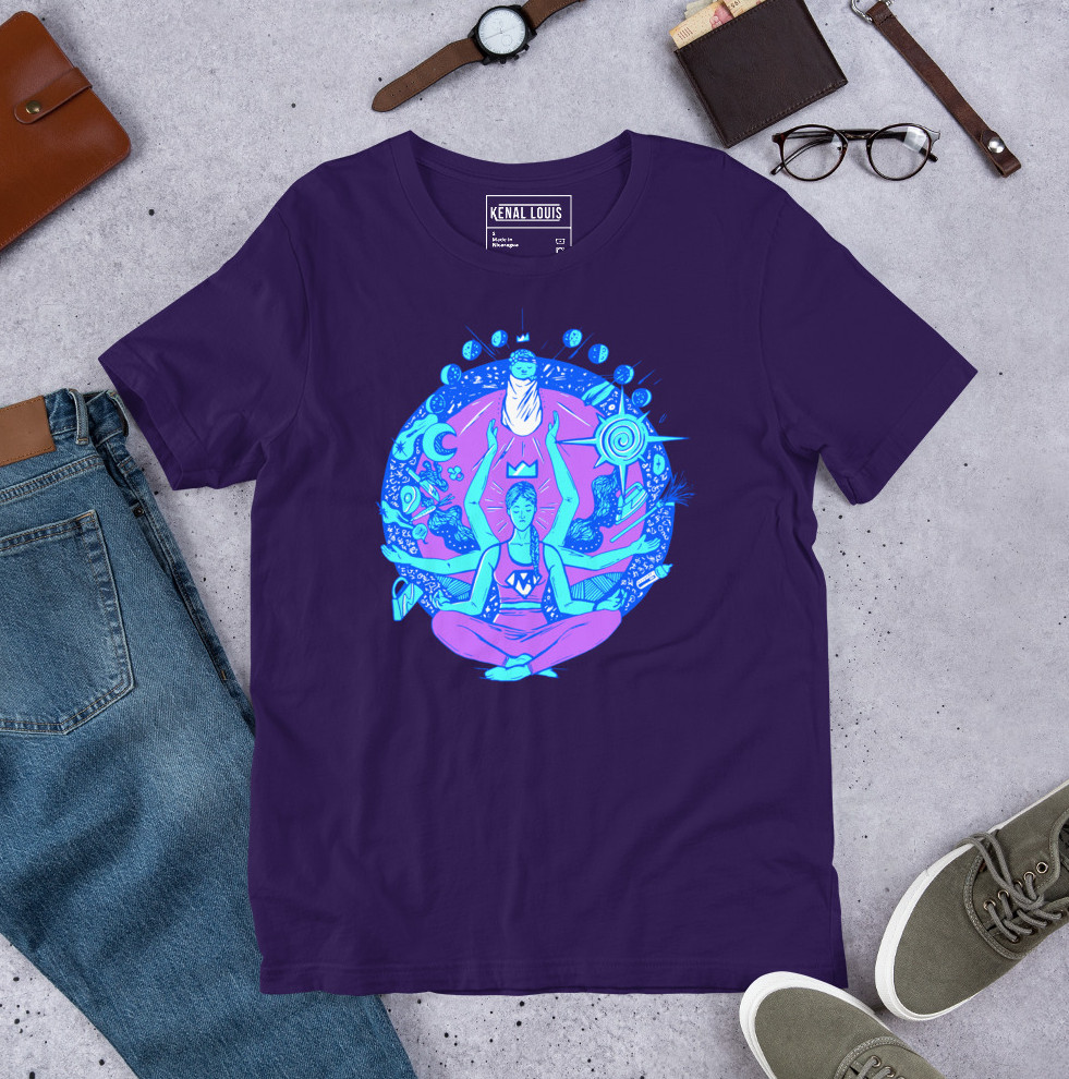 Blue Super Mom cotton graphic tee vibrant stylish birthday art gift for mothers