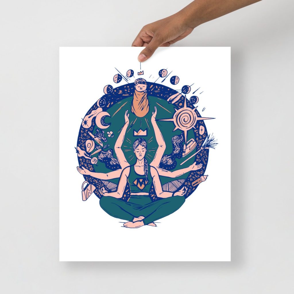 Bold pink super mom wall art celebrating strong and loving mothers