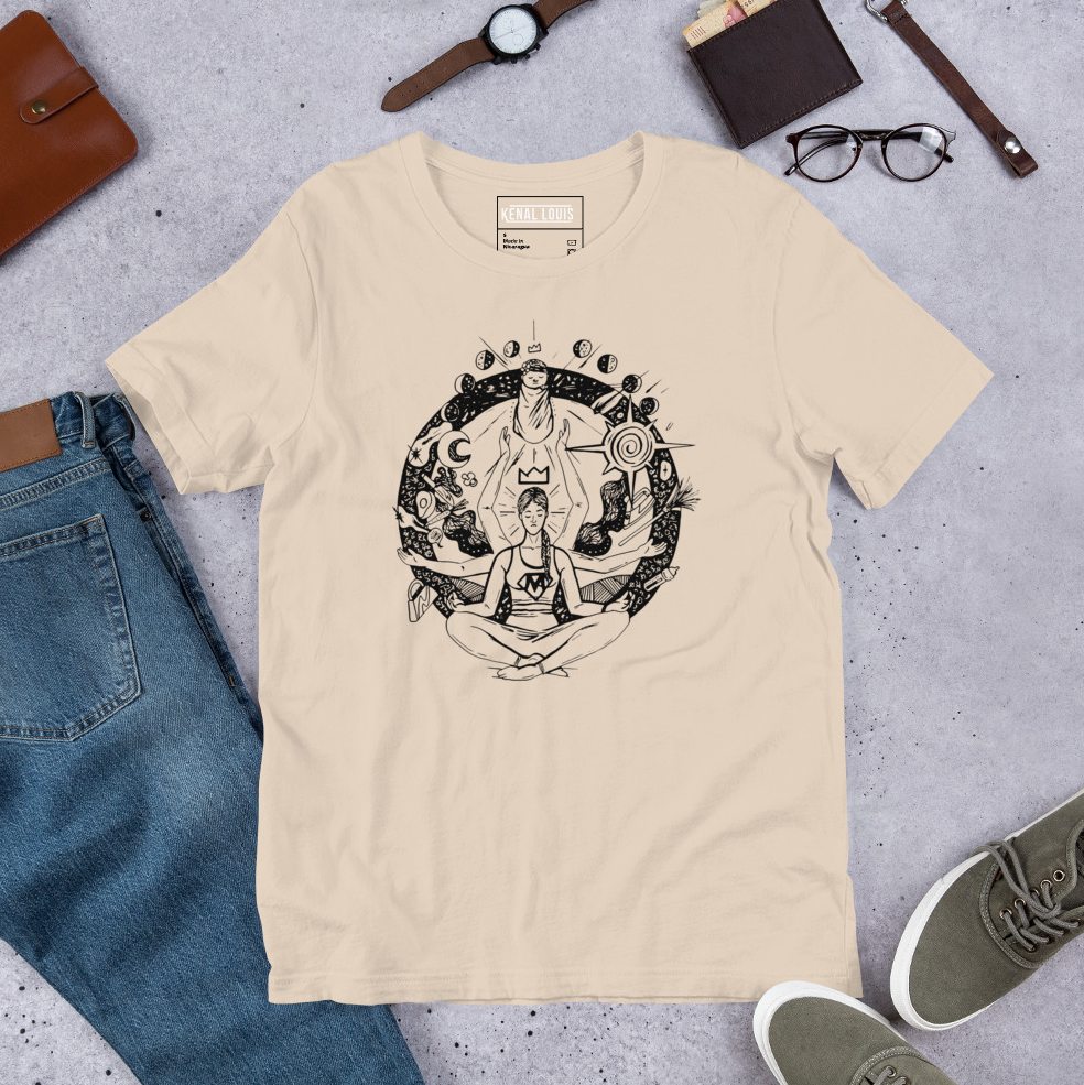 Soft cotton super mom graphic tee with gentle artwork celebrating motherhood warmly