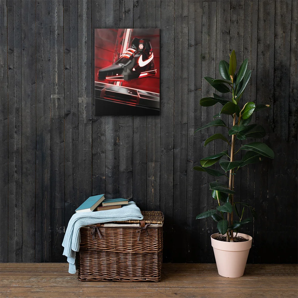 Sith Red Star Wars Nike Concept Art Canvas Print