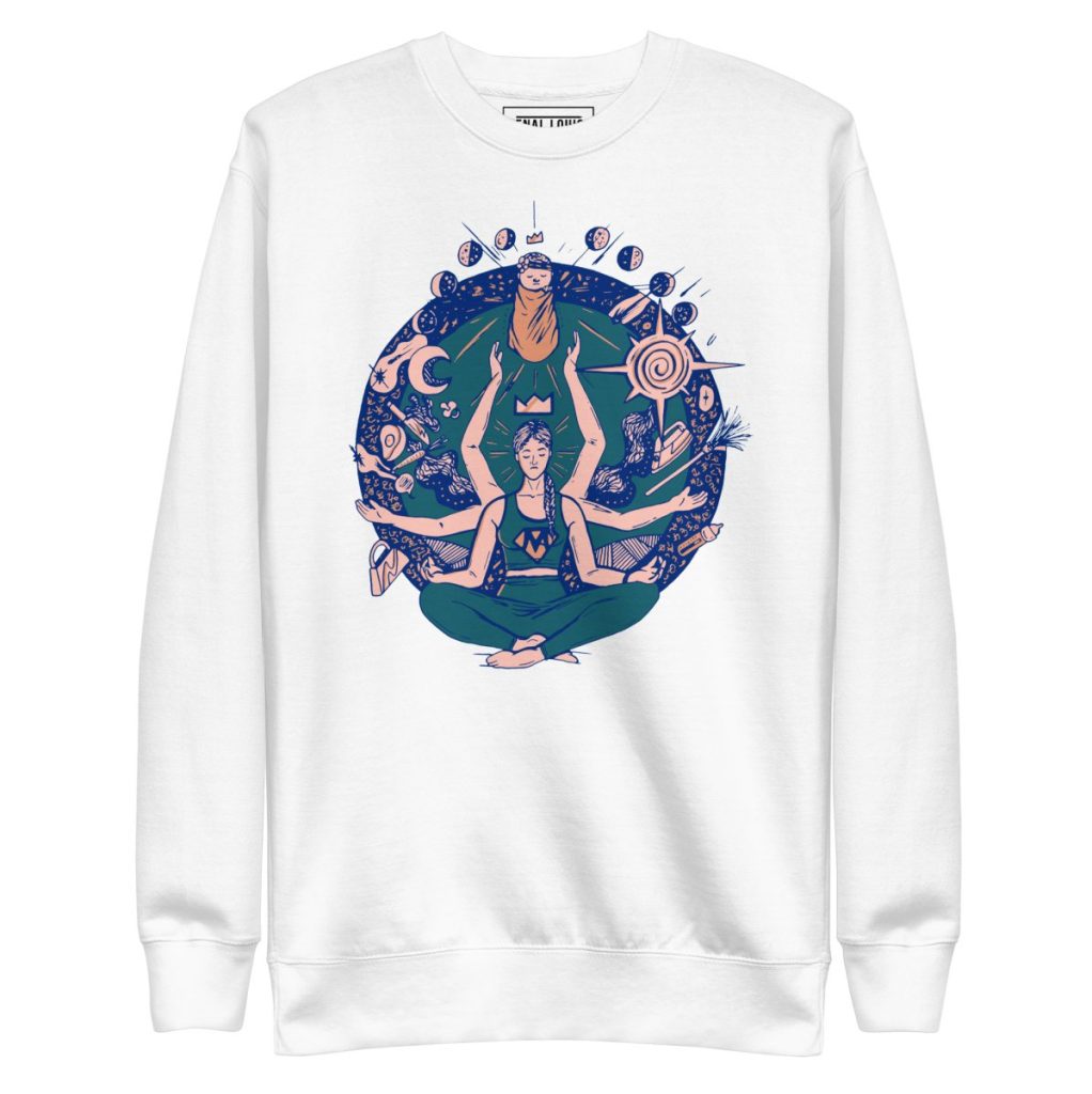 Pink Super Mom statement sweatshirt crewneck celebrating mothers in cheerful bold style