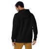 Elephant hoodie with a hand-drawn crowned elephant illustration by Kenal Louis, available in black, green, maroon, purple, and royal blue