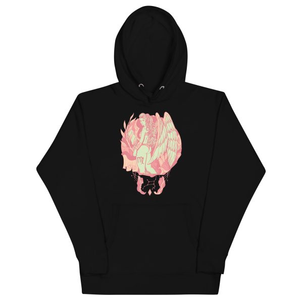Retro Pink Virgo Hoodie – Bold Zodiac Streetwear Pullover