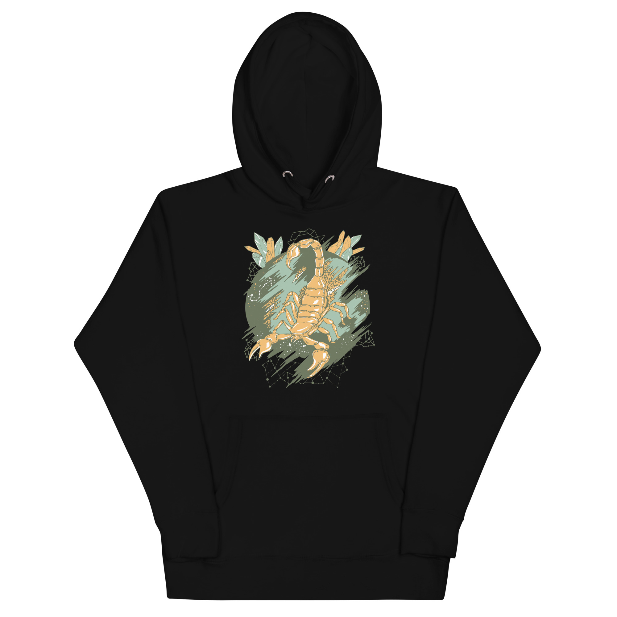 Sage Green Cosmic Scorpion - Scorpion Hoodie