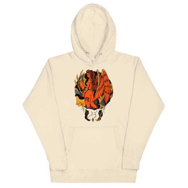 Orange and Grey Virgo Beauty - Virgo Hoodie