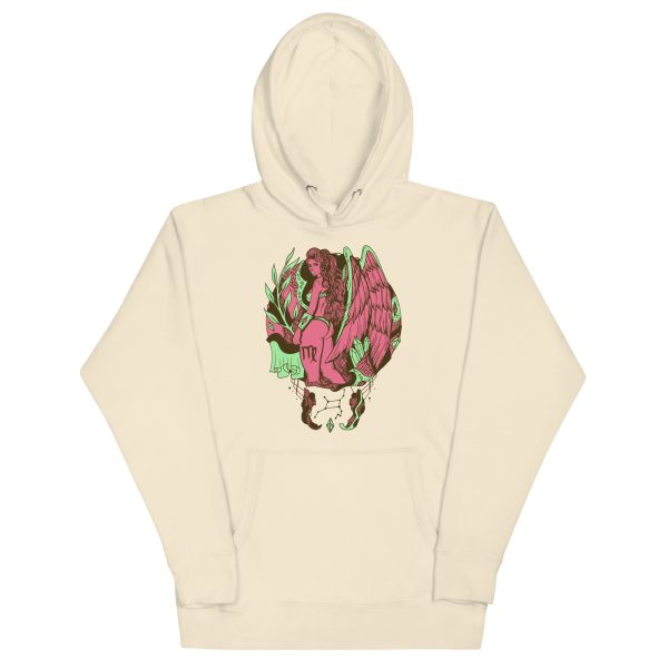 Pink and Green Virgo Beauty - Virgo Hoodie