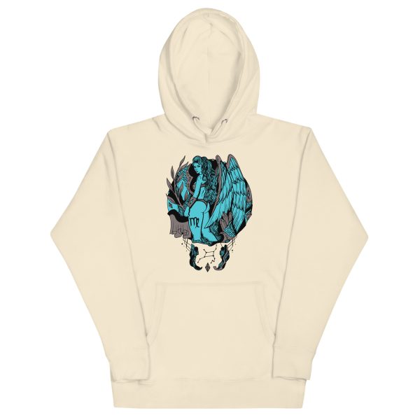 Blue and Grey Virgo Beauty - Virgo Hoodie