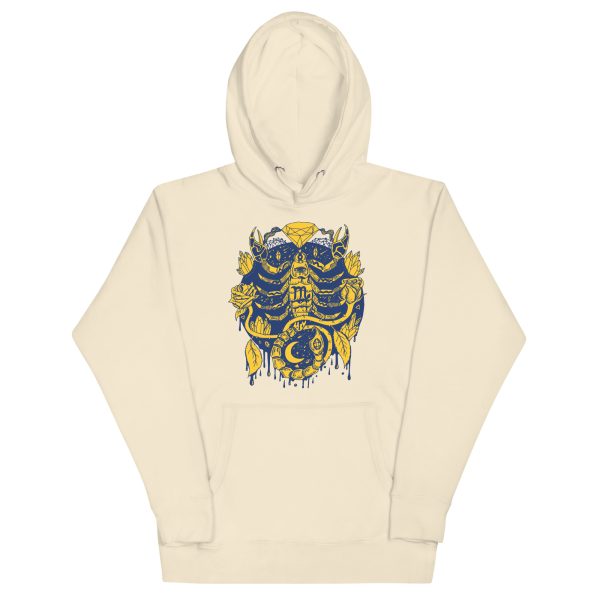 Navy Yellow Mystic Scorpio Zodiac - Scorpio Hoodie