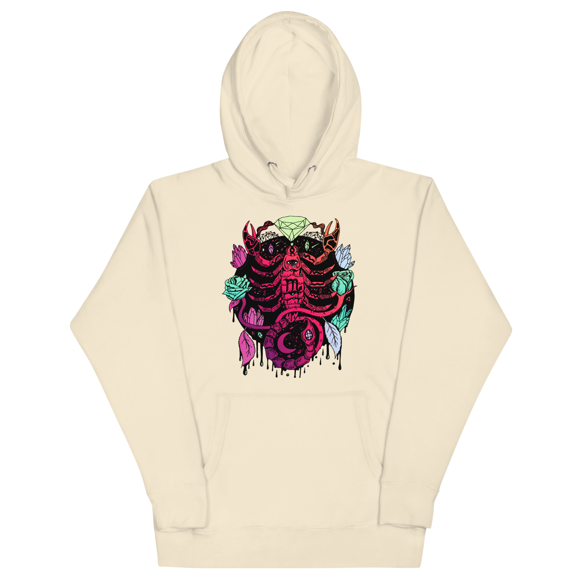 Blue Red Blend Mystic Scorpio Zodiac - Scorpio Hoodie