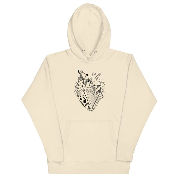 Musical Heart No. 2 - Human Heart Hoodie