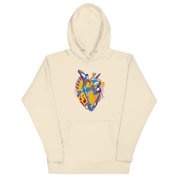 Triadic Musical Heart No. 2 - Human Heart Hoodie