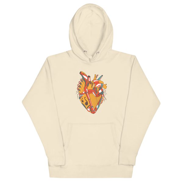 Cafe Musical Heart No. 2 - Human Heart Hoodie