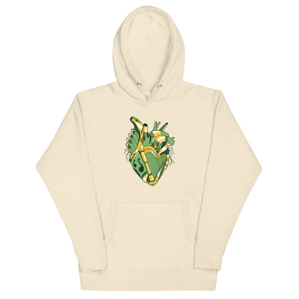 Forrest Green Musical Heart No. 2 - Human Heart Hoodie